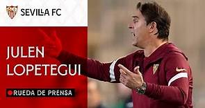 🗣🎙 Julen Lopetegui, en rueda de prensa previa al Sevilla FC - FC Barcelona🚨 📡