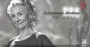 Fallece actriz Grimanesa Jiménez a los 86 años de edad | 24 Horas TVN Chile