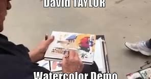 David Taylor 's WATERCOLOR LESSON (a part of EPC ArtCourse)