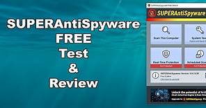 SUPERAntiSpyware Free Test & Review 2021 - Antivirus Security Review - High Level Test