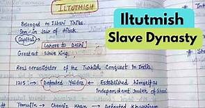 Iltutmish - Slave Dynasty || Delhi Sultanate || Medieval History || Lec.5 || An Aspirant !