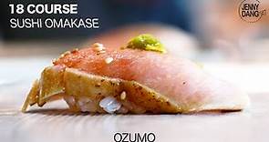 18 Course Sushi Omakase Brings You The Taste of Osaka, Japan! | Ozumo