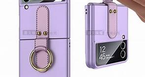 三星 Samsung Galaxy Z Flip4 殼膜一體 膚感指環支架殼 鋼化膜 手機殼(夢境紫) | Samsung適用手機殼套 | Yahoo奇摩購物中心