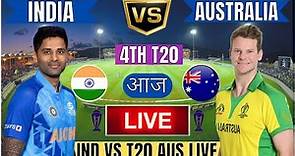 Live IND Vs AUS 4th T20 Match | Live Cricket Match Today | IND vs AUS live 1st innings #livescore