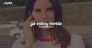 Lana del Rey - Happiness is a Butterfly (Video Official) // Español + Lyrics
