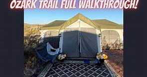 Ozark Trail 12 Person Tent Home Full Walk Through