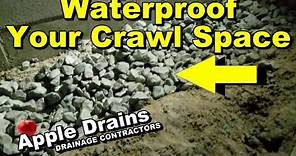 How to Waterproof Your Crawl Space, DIY Complete