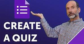 Google Forms - Create a Quiz