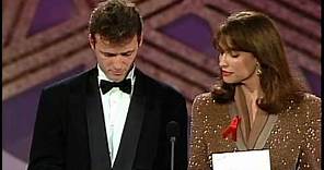 Golden Globes 1992 Judy Davis wins Best Actress in a Mini Series or Motion Picture