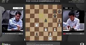 Final 4 minutes of the Chess World Championship Match 2023!