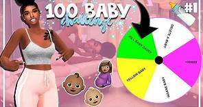 SIMS 4 100 BABY CHALLENGE with A TWIST #1 *NEW LP*