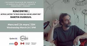 Q&A Martin Dubreuil - Festival de films québécois