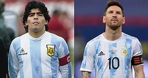 Maradona vs. Messi con Argentina: quién ganó más títulos, partidos y anotó más goles