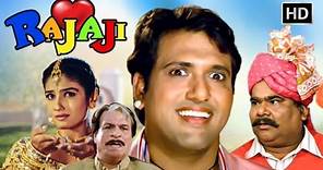 "Rajaji (1999) Full Movie | Govinda, Kader Khan, Raveena Tandon | Comedy Film"
