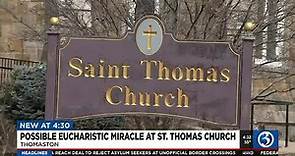 Possible Eucharistic miracle at St. Thomas Church in Thomaston