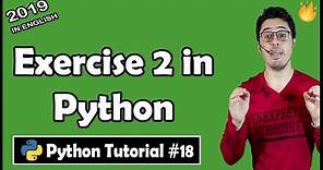 Exercise 2: Twinkle Twinkle Little Star | Python Tutorial #18
