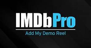 IMDbPro Tutorial | How to Add Your Demo Reel on IMDbPro