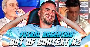 TAGLIAFICO REACCIONA a FÚTBOL ARGENTINO OUT OF CONTEXT #2