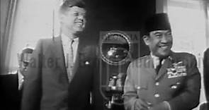 September 13, 1961 - President John F. Kennedy meets President of Indonesia Ahmed Sukarno