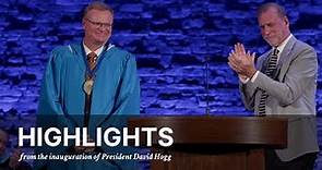 Highlights from the Inauguration of President David Hogg | January 19th, 2024