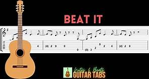 Michael Jackson- Beat It GUITAR TAB
