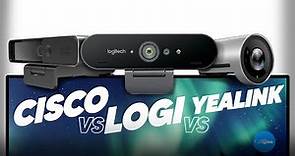 Logitech vs Cisco vs Yealink | 4K Webcam Comparison