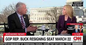 Buck Announces His Early Retirement From Congress With Dana Bash on CNN