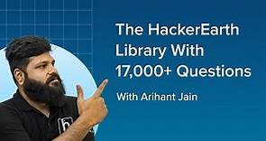 How to use the HackerEarth library with 17,000+ questions