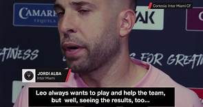 Jordi Alba hopes Messi injury is nothing