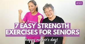 7 Easy Exercises for Seniors || Strength Workout For Beginners