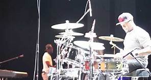 Nat Stokes on drums with Black Violin