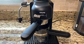 KRUPS 963B Mini | How to make an Espresso / Cappuccino