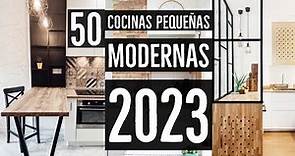 50 COCINAS MODERNAS PEQUEÑAS 2023 | TENDENCIAS en DECORACIÓN, DISEÑOS, MUEBLES DE COCINAS y COLORES