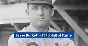 1946 Baseball Hall of Fame Jesse Burkett