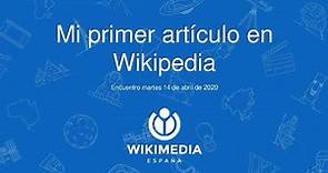Cómo crear mi primer artículo en Wikipedia
