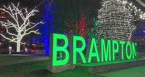Enjoy the 2023 Winter Lights at Brampton City Hall and Gage Park | Awesome night!