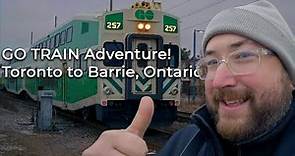 GO Train Adventure from Toronto Union Station to Barrie!
