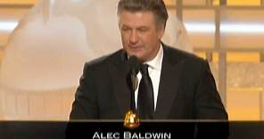 Alec Baldwin Wins Best Actor TV Series Musical or Comedy - Golden Globes 2009