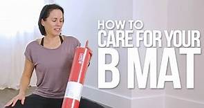 How To Care for a B Mat or Open Cell Yoga Mat | Natural Rubber Yoga Mat Tips