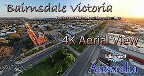 Bairnsdale Victoria Australia Aerial View 4K East Gippsland