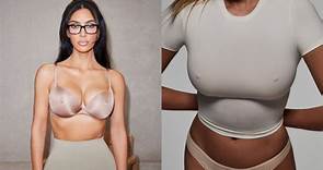 激凸內衣一開賣就賣光光！金卡戴珊推出兩點胸罩 穿上緊身衣「胸前點點難忽視」 | udnSTYLE