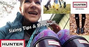 Hunter Boots Sizing Tips & Review!!