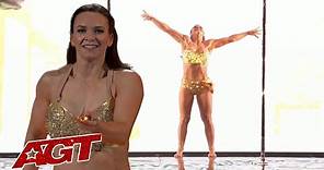 Pole Dancer Kristy Sellars Opens the Americas Got Talent Finale With A BANG!