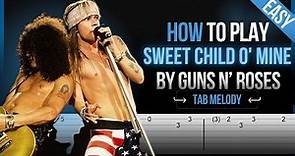 Sweet Child O' Mine - Guns N' Roses - TAB EASY