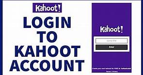 How to Login Kahoot Account? Kahoot Login Page | Kahoot Play Games