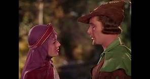 The Adventures of Robin Hood 1938 Rare, Timeless Scene, Errol Flynn, Olivia de Havilland