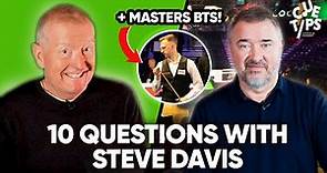 10 Questions With Steve Davis (& Backstage Tour Of The Masters!)