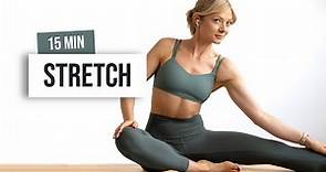 DAY 7 Back to Basics - 15 MIN FULL BODY STRETCH For Rest Day, Improve Mobility & Flexibility