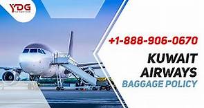 Kuwait Airways Baggage Allowance | Fees & Restrictions