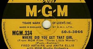 Fred Astaire, Anita Ellis, MGM Studio Orchestra, André Previn - Where Did You Get That Girl / Thinking Of You